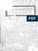 Enchiridion Leonis Papae Textoimpresooracionesmisteriosasenviadasporel Papa Lencomounraropresentealemperador Carlo Magnocopiadelaedicinhechaen Romaao 1740