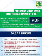 Sosialisasi PTN-BH (Mahasiswa)