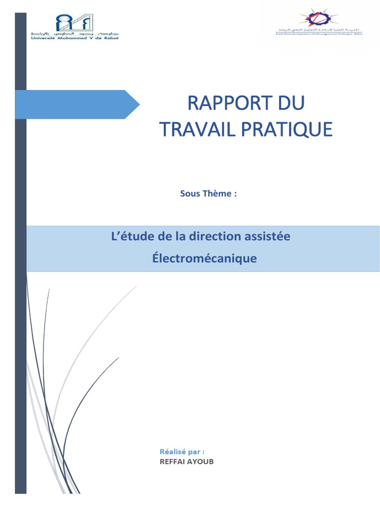 Étude de la direction assistée électromécanique | PDF | Capteur ...