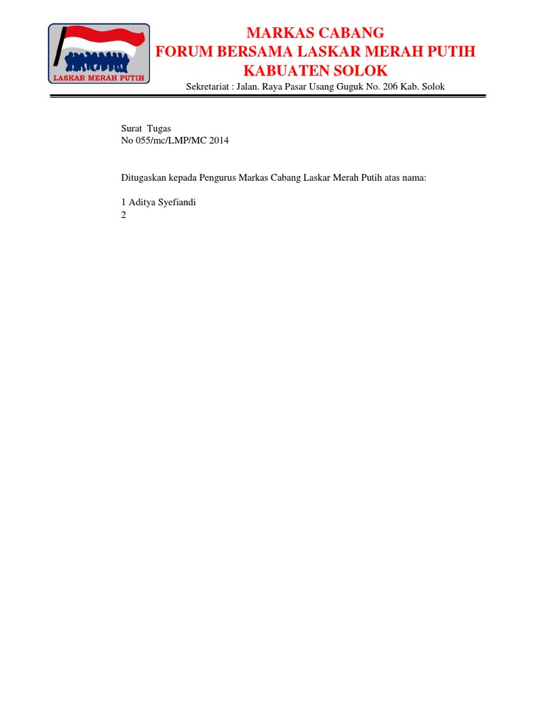 Download 68+ Contoh Surat Surat Merah Gratis