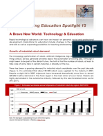 Spotlight 15 A Brave New World Technology and Education