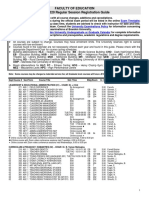 Registration Guide 2019-2020 Faculty of Education