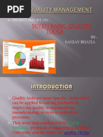 Seven Basic Quality Tools: Project Report On