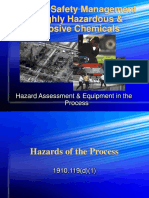 Process Safety Management of Highly Hazardous & Explosive Chemicals