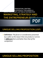 Crafting a Unique Selling Proposition and Communication Plan