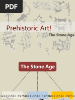 Overview of Prehistoric Art Periods | PDF | Stone Age | Paleolithic