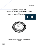Guidelines On Design A1 D Installation Road Traffic Signals