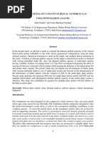 Evaluation of Pull-Out Capacity of Helical Anchors in Clay Using Finite Element Analysis