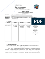 Earthquake Report for Lifi-Lifian Elementary