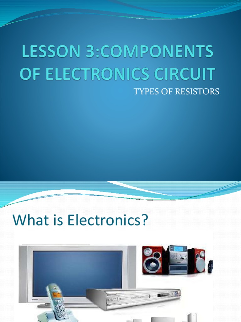 Types of Resistors in Electronics | PDF | Resistor | Electronics