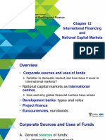 International Financing and National Capital Markets: School of Banking and Finance