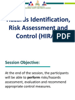 HIRAC Risk Assessment