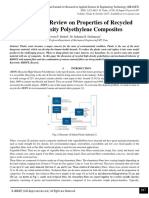 A Literature Review On Properties of Recycled High Density Polyethylene Composites