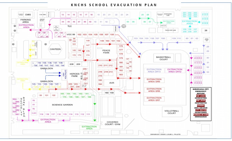 Koronadal City School Evacuation Plan | PDF