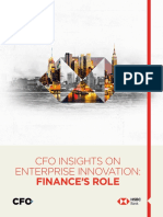 Cfo Insights On Enterprise Innovation:: Finance'S Role