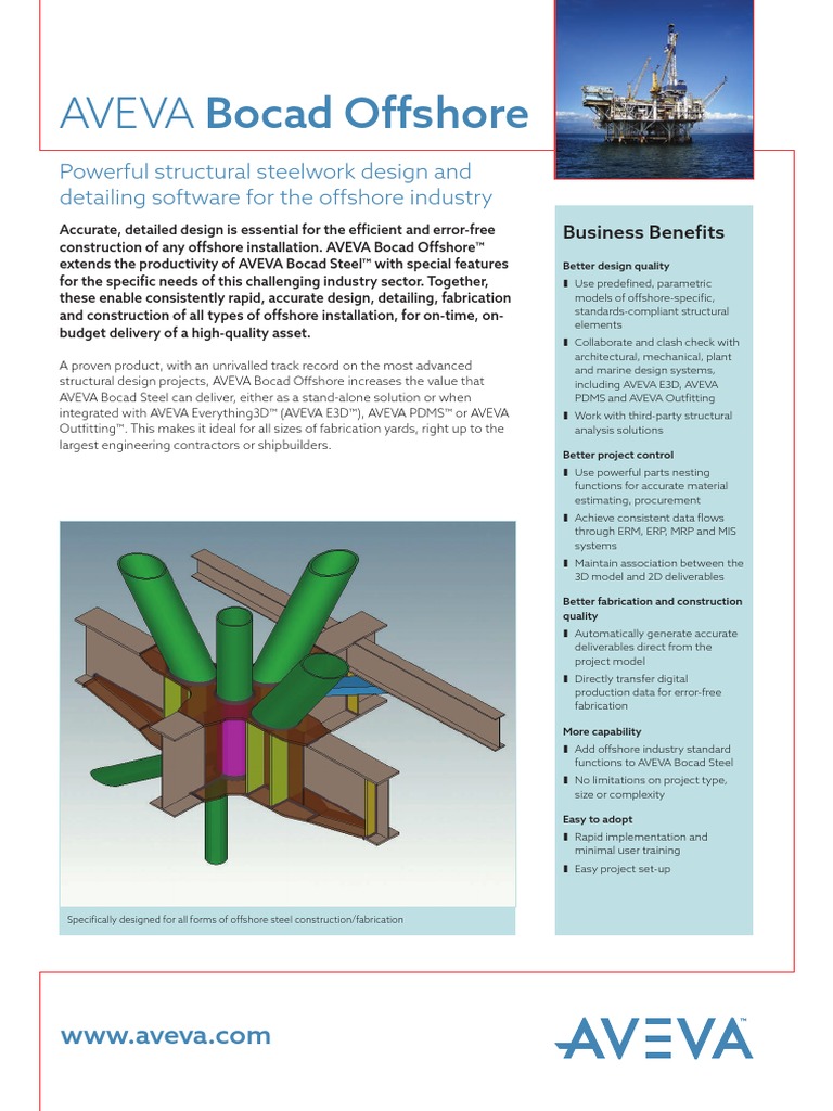 Aveva Bocad Offshore Pdf Metal Fabrication 3 D Modeling