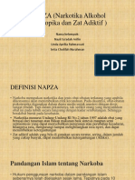 NAPZA (Narkotika Alkohol Psikotopika Dan Zat Adiktif