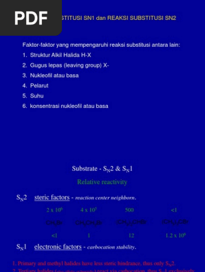 Sn1 Solvent Organic Chemistry