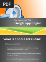 Google App Engine: Your App, at Scale With