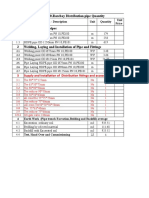 10.rarebay Distribution Pipe Quantity: 3 Supply and Installation of Distribution Fittings and Accessories