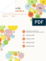Historia De: La Tabla Periódica