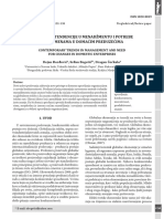 SR - Savremene Tendencije U Menadžmentu I Potrebe Za Promenama U Domaćim Preduzećima