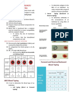 Blood Banking and Blood Typing