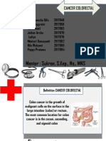 Mentor: Sukron, S.Kep., NS., MNS: Cancer Colorectal