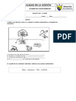 Sistema de calidad en la gestión - Examen de biología