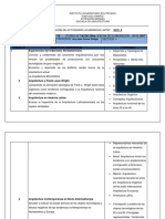 Planificacion de Evaluación Historia de La Arquitectura IV (Lapso 2018-I)