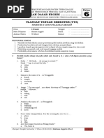 Soal PTS 2 Bhs. Inggris Kelas 6