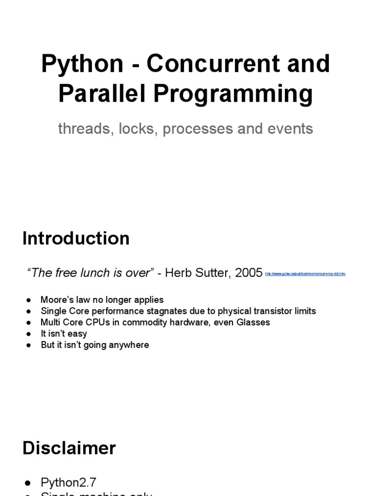 Byte Python Concurrent and Parallel Programming V2 | PDF | Thread ...