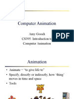 Amy Gooch CS395: Introduction To Computer Animation