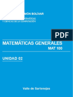 MATEMATICAS 100 UNIDAD 02