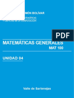 Matematicas 100 Unidad 04