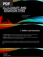 Actionality and Situation Types: Shinta Putri Prihanto Reni Oktarina