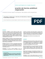 Técnicas de Reparación de Hernias Umbilicales