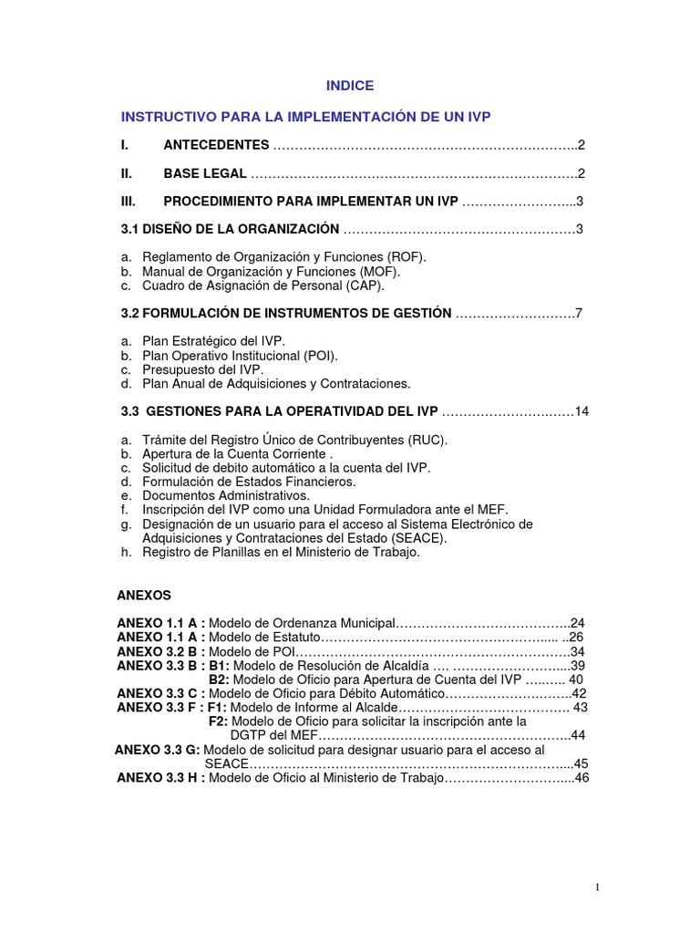Implementación del Instituto Vial Provincial | PDF | Presupuesto ...