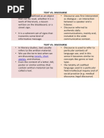 What Is Text, Discourse Defined