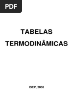 Tabelas de Termodinamica PDF