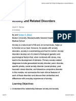 Anxiety and Related Disorders: Kristen K. Ellard