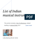 List of Indian Musical Instruments - Wikipedia