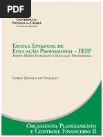 Financas Orcamento Planejamento e Controle Financeiro II