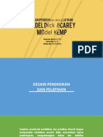 Model Dick & Carey Model Kemp: Desain Pendidikan Dan Pelatihan