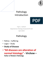 Pathology: Fajar L. Gultom Departemen Patologi Anatomik FK UKI April 2019