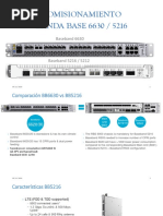 Comisionamiento BANDA BASE 6630 / 5216: Baseband 6630