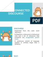 Text As Connected Discourse