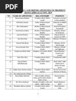 List of Family and Friends Appointees of Nana Akufo Addo