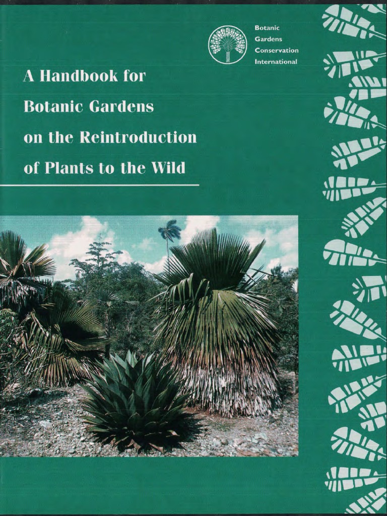 Botanic Gardens' Guide to Plant Reintroduction | PDF | Restoration ...