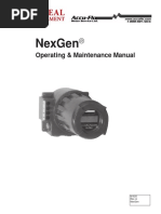 Nexgen: Operating & Maintenance Manual